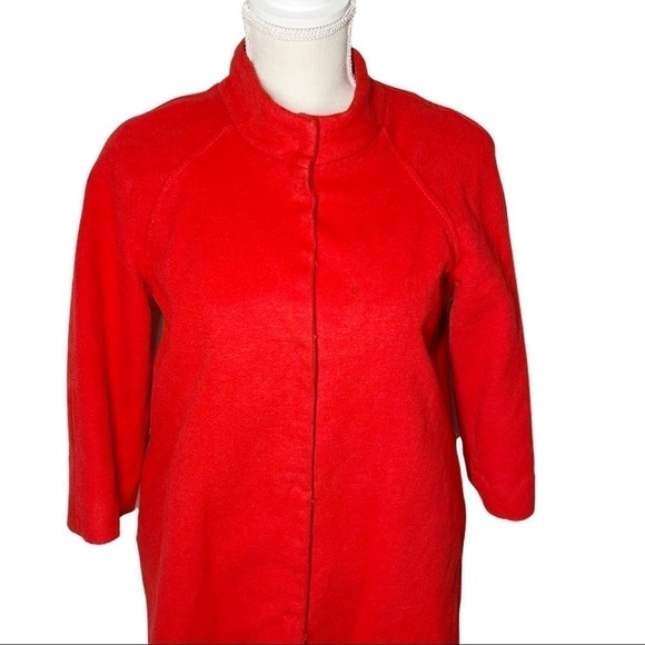 MAX Mara Red Coat Size XL - Picture 9 of 10